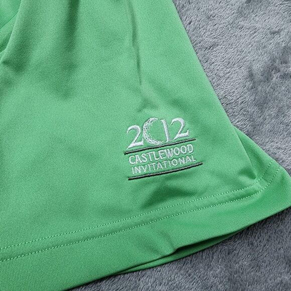 Straight Down Men's Green Performance Golf Polo Shirt Size XL - Picture 6 of 12